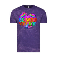 Cloud Purple be who you are Vintage Tee - HRA Design Shop