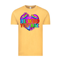 Vintage Mustard be who you are Vintage Tee - HRA Design Shop