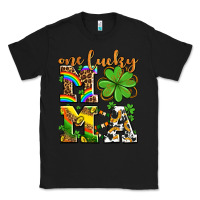 Black one lucky mama Classic Tee - AdoDesignShop