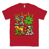 Red one lucky mama Classic Tee - AdoDesignShop