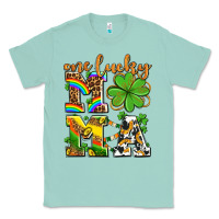 Seafoam one lucky mama Classic Tee - AdoDesignShop