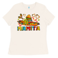 Mamita And Sombrero With Lime Flowers Ladies Tee | Teevron