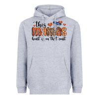 Heather Grey this mamas heart is on that court Heavyweight Hoodie - MaliasSmallBusiness