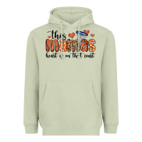 Matcha this mamas heart is on that court Heavyweight Hoodie - MaliasSmallBusiness