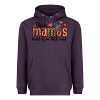 Plum this mamas heart is on that court Heavyweight Hoodie - MaliasSmallBusiness