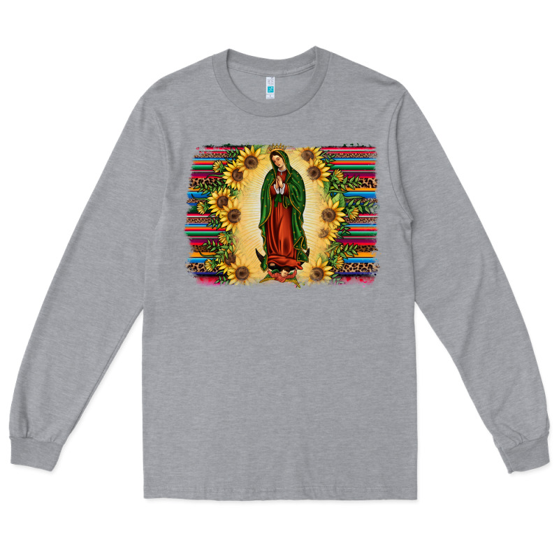 Serape Our Lady Of Guadalupe2 Long Sleeve Tee by JahusDesignShop | Teevron