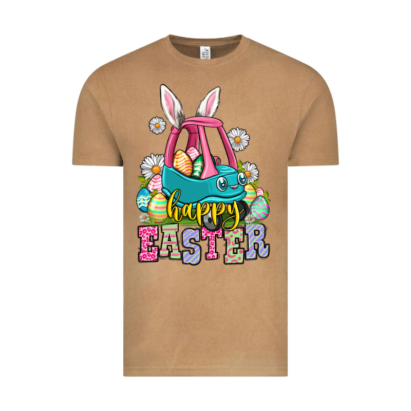 Happy Easter Toddler Car Vintage Tee by OliviaCreatesArt | Teevron