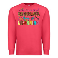 Cardinal its a beautiful day for learning Premium Sweatshirt - NancyCooperArtShop