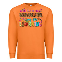 Carrot its a beautiful day for learning Premium Sweatshirt - NancyCooperArtShop