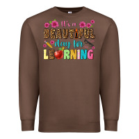 Chestnut its a beautiful day for learning Premium Sweatshirt - NancyCooperArtShop