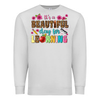 Dove Grey its a beautiful day for learning Premium Sweatshirt - NancyCooperArtShop