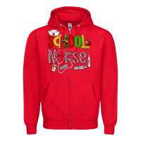Red School Nurse Zipper Hoodie - LillyAllenDesigns