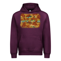 Mauve Wine Aztec Background Pattern Western Urban Hoodie - texasbilliewilder