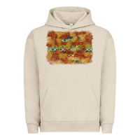 Pigment French Oak Aztec Background Pattern Western Urban Hoodie - texasbilliewilder