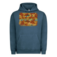 Pigment Midnight Navy Aztec Background Pattern Western Urban Hoodie - texasbilliewilder
