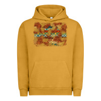 Pigment Peanut Butter Aztec Background Pattern Western Urban Hoodie - texasbilliewilder