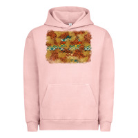 Pigment Salmon Aztec Background Pattern Western Urban Hoodie - texasbilliewilder
