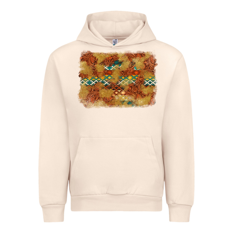Aztec Background Pattern Western Urban Hoodie by texasbilliewilder | Teevron