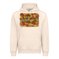 Sandshell Aztec Background Pattern Western Urban Hoodie - texasbilliewilder