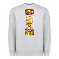 Heather Grey softball football penwraps Heavyweight Sweatshirt - HRA Design Shop