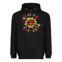 Black focus on the good Heavyweight Hoodie - MaliasSmallBusiness