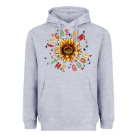 Heather Grey focus on the good Heavyweight Hoodie - MaliasSmallBusiness