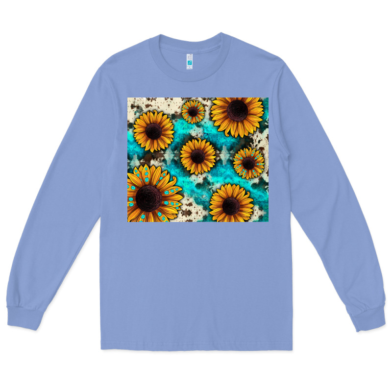 Gemstone Sunflower Long Sleeve Tee by JahusDesignShop | Teevron