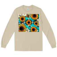 Mushroom gemstone sunflower Long Sleeve Tee - JahusDesignShop