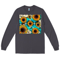 Smoke gemstone sunflower Long Sleeve Tee - JahusDesignShop