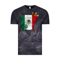 Cloud Black mexica oklahama Vintage Tee - CowhideDigitalArt