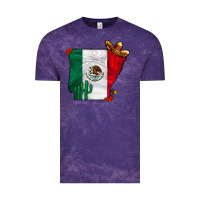 Cloud Purple mexica oklahama Vintage Tee - CowhideDigitalArt