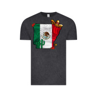 Vintage Black mexica oklahama Vintage Tee - CowhideDigitalArt