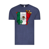 Vintage Denim mexica oklahama Vintage Tee - CowhideDigitalArt