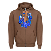 Chestnut colon cancer heels Zipper Hoodie - NancyCooperArtShop