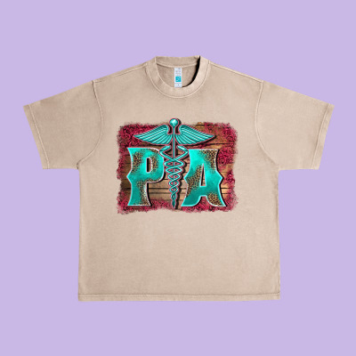 Physician Medical Symbol Assistant Nurse Background Urban Heavy Tee Designed By Barkaloodesign