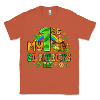 My First St Patricks Day With Coins And Shamrocks Classic Tee | Teevron