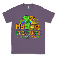 Lavender my first st patricks day with coins and shamrocks Classic Tee - AdoDesignShop
