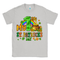 Moon Dust my first st patricks day with coins and shamrocks Classic Tee - AdoDesignShop