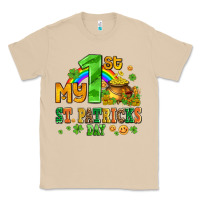 Mushroom my first st patricks day with coins and shamrocks Classic Tee - AdoDesignShop
