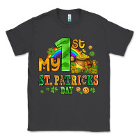 Smoke my first st patricks day with coins and shamrocks Classic Tee - AdoDesignShop