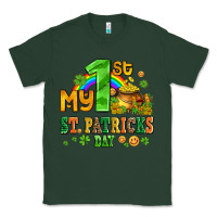 Sports Green my first st patricks day with coins and shamrocks Classic Tee - AdoDesignShop