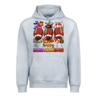 Heather Grey happy hallothanksmas football Urban Hoodie - texasbilliewilder
