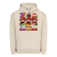 Pigment French Oak happy hallothanksmas football Urban Hoodie - texasbilliewilder