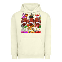 Pigment Pistachio happy hallothanksmas football Urban Hoodie - texasbilliewilder