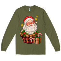 Santa Claus Cupcake Long Sleeve Tee | Teevron