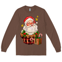 Chestnut santa claus cupcake Long Sleeve Tee - AdoDesignShop