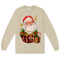 Mushroom santa claus cupcake Long Sleeve Tee - AdoDesignShop