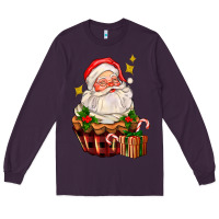 Plum santa claus cupcake Long Sleeve Tee - AdoDesignShop