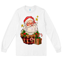 White santa claus cupcake Long Sleeve Tee - AdoDesignShop