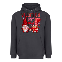 Smoke valentines day with gnomies Heavyweight Hoodie - NancyCooperArtShop